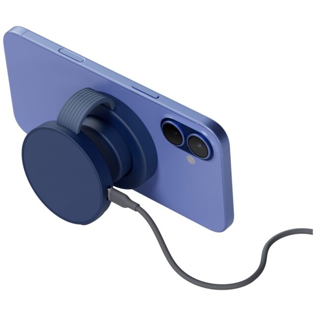 Wireless charger Bazic GoMag Trio 2 3in1 15W magnetic for iPhone/Watch/AirPods blue - imagine 3