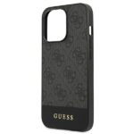Guess GUHCP13LG4GLGR iPhone 13 Pro / 13 6,1" grey hardcase 4G Stripe Collection - imagine 6
