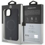 Mercedes MEHMP15M23RCMK iPhone 15 Plus / 14 Plus 6.7" Black Hardcase Smooth Leather MagSafe - imagine 8