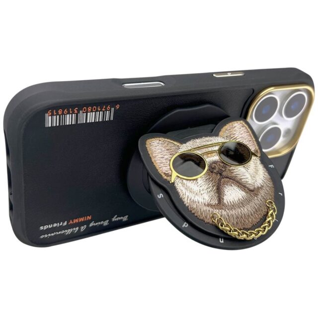 Nimmy Glasses Cool Dog MagSafe case for iPhone 16 Pro black - imagine 4