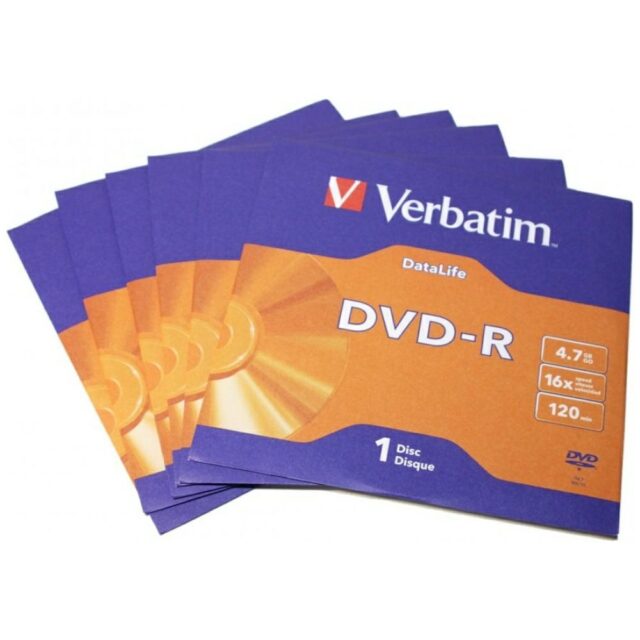 DVD-R Verbatim Datalife 4.7GB 16X  43844 - imagine 2