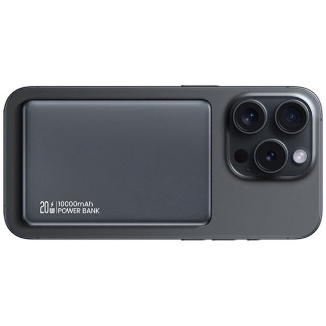 Powerbank USAMS CY Series CD242 10000mAh 20W Magnetic Wireless tarnish - imagine 3