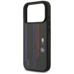 Case BMW M Kevlar Lines & Logo MagSafe for iPhone 17 Pro black - imagine 5