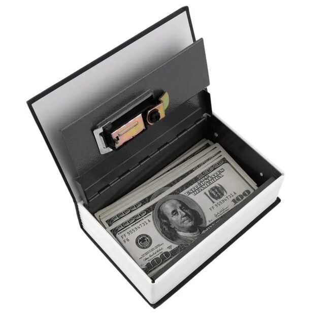 Extralink Home | Book safe | money box, steel box, keys, S-405 - imagine 2
