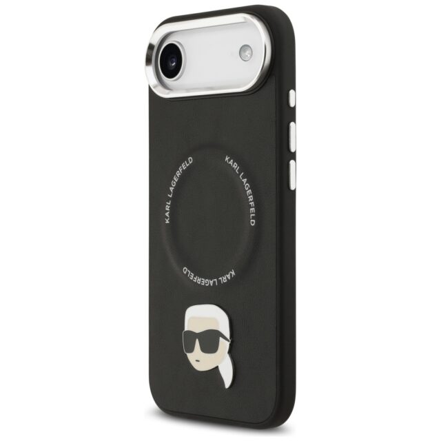 Karl Lagerfeld Karl Pin MagSafe Case for iPhone Air Black - imagine 2