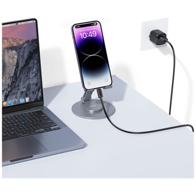 Cable USAMS KY Series US-SJ694 2.4A Lightning to USB-A 2m white - imagine 6