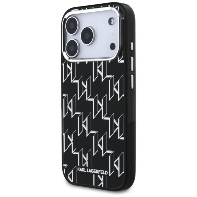 Karl Lagerfeld IML KL Monogram MagSafe Case for iPhone 17 Pro Black - imagine 2