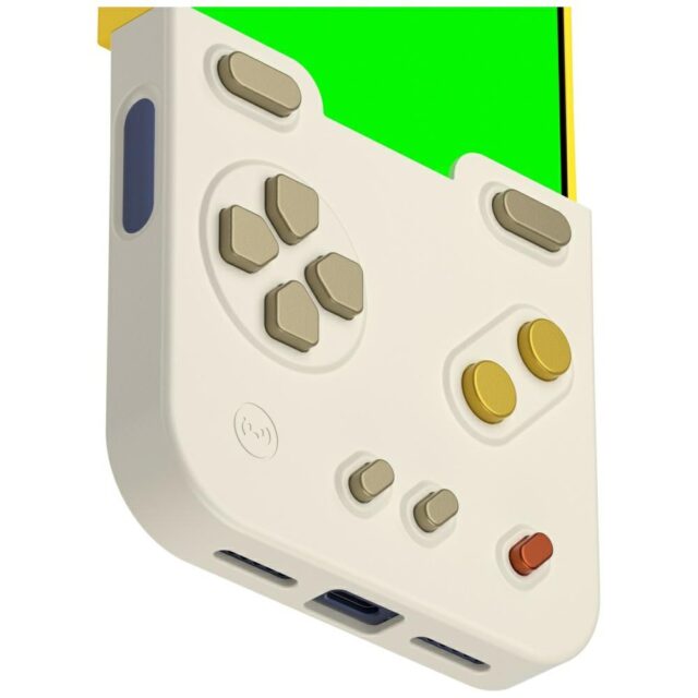 Case GAMEBABY with controller for iPhone 17 Pro Max yellow - imagine 5