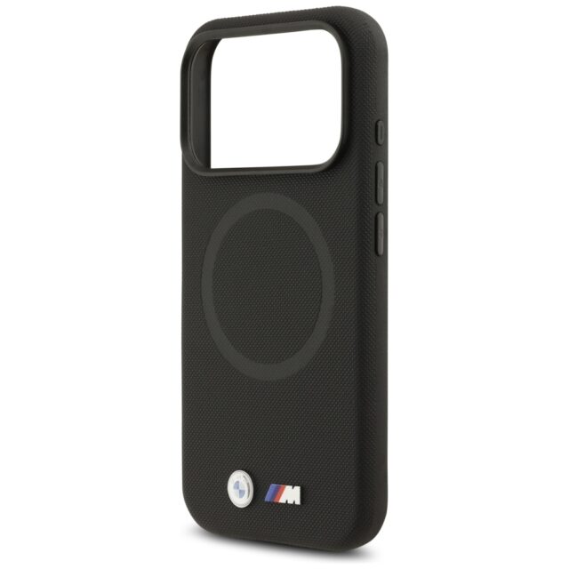 BMW M FW Metal Logo MagSafe Case for iPhone 17 Pro Black - imagine 6