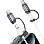 USAMS Adapter AU17 Lightning - USB-C30W aluminium SJ677LN01 (US-SJ677) - imagine 3