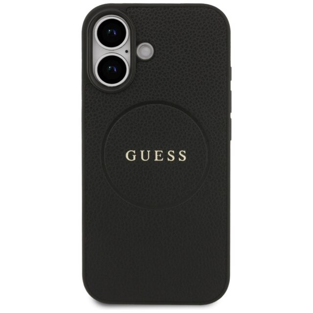 Guess Grained Ring MagSafe case for iPhone 17 black - imagine 3
