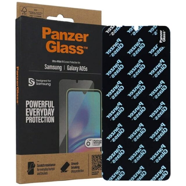 PanzerGlass Ultra-Wide Fit Sam A05sScreen Protection 7343 - imagine 3