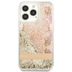 Guess GUHCP13LLFLSD iPhone 13 Pro / 13 6,1" gold hardcase Paisley Liquid Glitter - imagine 3