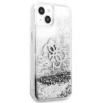 Guess GUHCP13SLG4GSI iPhone 13 mini 5,4" silver hardcase 4G Big Liquid Glitter - imagine 4