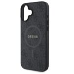 Guess GUHMP16SG4GFRK iPhone 16 6.1" black hardcase 4G Ring Classic Logo MagSafe - imagine 6