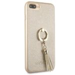 Guess GUHCI8LRSSABE iPhone 7/8 Plus beige hard case Saffiano with ring stand - imagine 4