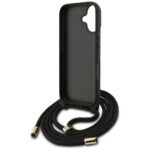 Case Guess 4G Big Logo Cord Stap         Crossbody for iPhone 17 black - imagine 6