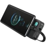 USAMS Powerbank with Retractable Cable USB-CRetractable 10000 mAh PD 20W Fast Charge XY Series Black - imagine 3