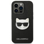 Karl Lagerfeld KLHCP14XSAPCHK iPhone 14 Pro Max 6,7" hardcase black Saffiano Choupette Head Pa - imagine 3