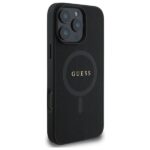 Guess GUHMP16XPSAHMCK iPhone 16 Pro Max 6.9" black hardcase Saffiano Classic Logo MagSafe - imagine 4