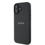 Guess GUHMP16MPGHSMMK iPhone 16 Plus 6.7" black hardcase Grained Ring MagSafe - imagine 2
