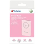 Verbatim Wireless Magnetic Power Bank `n` Go 15W 5000mAh pink 32243 - imagine 6