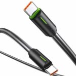 USAMS Cable USB-C/USB-C 1m SJ73460W black YU Series SJ734USB01 (US-SJ734)