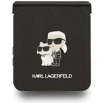 Karl Lagerfeld Saffiano Karl&Choupette Pin Case for Samsung Galaxy Z Flip7 Black - imagine 5