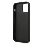 Karl Lagerfeld KLHCP12MIKMSBK iPhone 12/12 Pro 6,1" black hardcase Saffiano Ikonik Metal - imagine 3