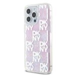 DKNY DKHCP15XLCPEPP iPhone 15 Pro Max 6.7" pink hardcase Liquid Glitter Multilogo - imagine 2