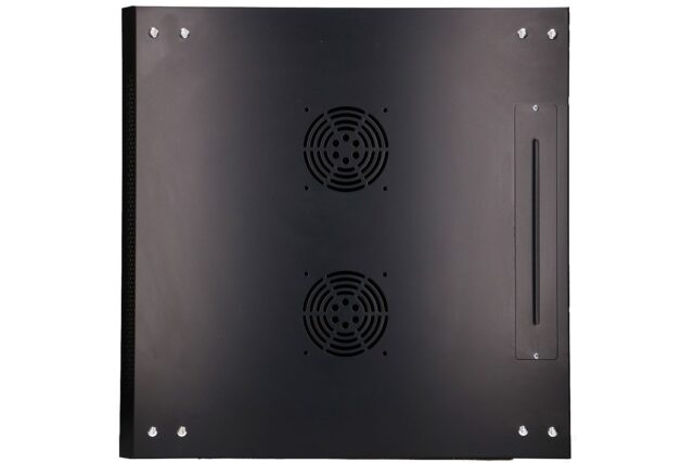 Extralink 9U 600x600 Black | Rackmount cabinet | wall mounted - imagine 7
