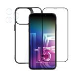 3MK Comfort Set 4in1 iPhone 15 Pro Max6.7" 4in1 protective accessories set - imagine 4