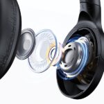 USAMS Bluetooth 5.3 On-Ear HeadphonesUS-YH Series beige/beige TDLYEJYS02 (USAMS-YH21) - imagine 3