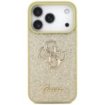 Guess Fixed Glitter Big 4G case for iPhone 17 Pro gold - imagine 3
