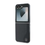 Mercedes MEHMZF623RBGVK Z Flip6 F741 czarny/black Leather Wood Imitation MagSafe - imagine 6