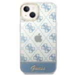 Guess GUHCP14MHG4MHB iPhone 14 Plus / 15 Plus 6.7" blue hardcase 4G Pattern Script - imagine 3