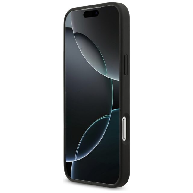 Guess Grained Big 4G & Classic Logo case for iPhone 17 Pro Max black - imagine 5