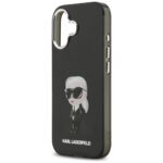 Karl Lagerfeld IML Aquarelle Karl & Logo MagSafe Case for iPhone 17 Black - imagine 6