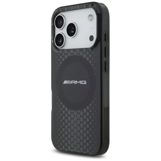 Case AMG Double Layer Transparent        Graphics MagSafe for iPhone 17 Pro black - imagine 2