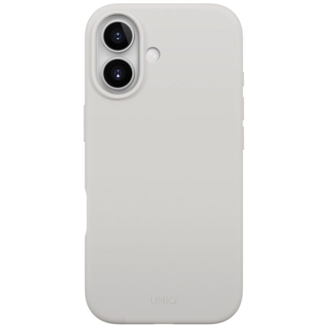 UNIQ Lino Case for iPhone 17 Magclick Charging Light Gray - imagine 2