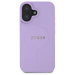 Guess GUHMP16SPSAHMCU iPhone 16 6.1" purple hardcase Saffiano MagSafe - imagine 3