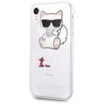 Karl Lagerfeld KLHCI61CFA iPhone Xr hardcase transparent Choupette Fun - imagine 2