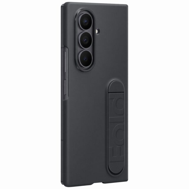 Case Samsung Silicone Case for Galaxy Z   Fold7 black - imagine 3