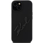 Karl Lagerfeld KLHCP15SSKSBMCK iPhone 15/ 14 / 13 6.1" black hardcase Silicone Karl Script - imagine 3