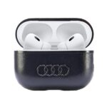 Audi Leather Big Logo AirPods Pro 2 cover black AU-APP2-GT/D3-BK - imagine 2