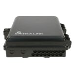 Extralink Eliza V2 | Fiber optic terminal box | 16 core, black, mid-span - imagine 3