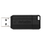 Verbatim USB-A 2.0 PinStripe Flash Drive 16GB black 49063 - imagine 2