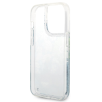 Guess GUHCP14XLFLSN iPhone 14 Pro Max 6,7" green hardcase Flower Liquid Glitter - imagine 7