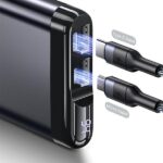 USAMS Powerbank PB55 10000mAh 2xUSB LED display grey 10KCD14801 (US-CD148) aluminum - imagine 6