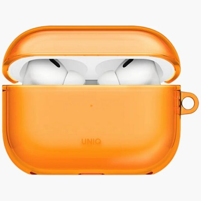 Etui UNIQ Glase do AirPods Pro 3          pomarańczowy - imagine 3